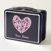 Personalized Rhythmic Gymnastics Metal Lunch Box (Voorkant)