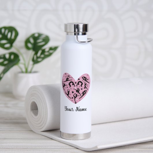 Personalized Rhythmic Gymnastics Water Bottle Waterfles (Yoga (Gedraaid) )