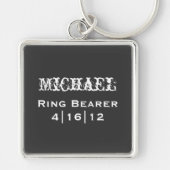 Personalized Ring Bearer Sleutelhanger (Voorkant)