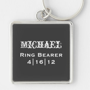 Personalized Ring Bearer Sleutelhanger