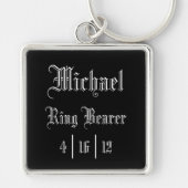 Personalized Ring Bearer Sleutelhanger (Voorkant)