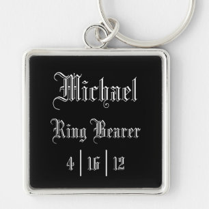 Personalized Ring Bearer Sleutelhanger