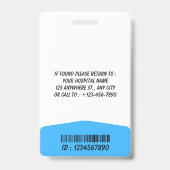 Personalized RN Nurse Identification Badge (Achterkant)