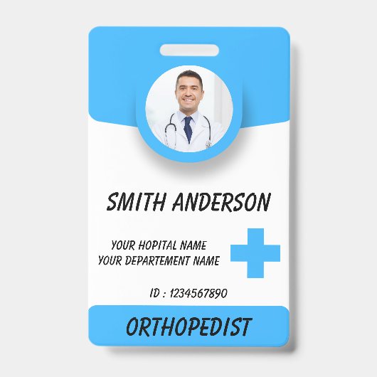 Personalized RN Nurse Identification Badge (Voorzijde)