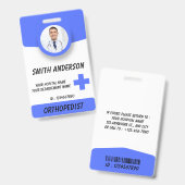 Personalized RN Nurse Identification Badge (Voor- en achterkant)