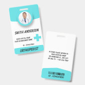 Personalized RN Nurse Identification Badge (Voor- en achterkant)
