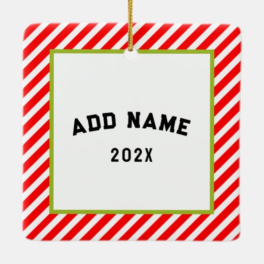 personalized rock klimbing gift keramisch ornament (Achterkant)