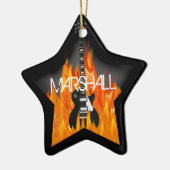 Personalized Rock Star Ornament (Links)