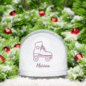 Personalized Roller Skate Snow Globe Gift for Girl Sneeuwbol (Kerstmis)