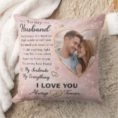 Personalized Romantic Gift for Husband Love Messag Kussen (Deken)