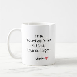 Personalized Romantic Love Quote Koffiemok