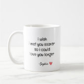 Personalized Romantic Love Quote Koffiemok (Links)