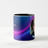 Personalized Romantic Mug Gift | Custom Photo Tweekleurige Koffiemok (Center)
