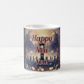 Personalized romantic New Year’s Celebration Mug  Koffiemok (Center)