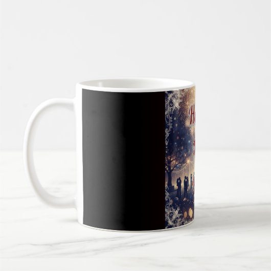 Personalized romantic New Year’s Celebration Mug  Koffiemok (Links)