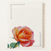 Personalized Rose Planner Aesthetic Weekly Floral (Achterkant)