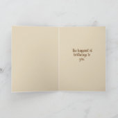 Personalized Rufous Hummingbirds Birthday Card Kaart (Binnen)