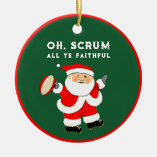 Personalized Rugby 2023 Collectible Keramisch Ornament