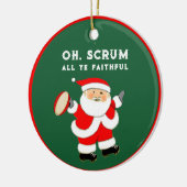 Personalized Rugby 2023 Collectible Keramisch Ornament (Links)