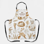 Personalized Rustic Baking Business Schort (Voorkant)