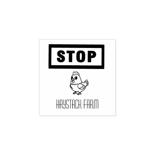 Personalized Rustic Hen Name Egg Love Rubberstempel (Afrduk)