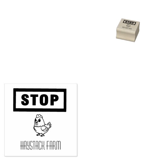 Personalized Rustic Hen Name Egg Love Rubberstempel (Gestempeld)