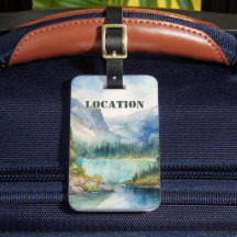 Personalized Rustic Mountain