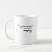 Personalized Sable Sheltie “I Own You” Koffiemok (Links)