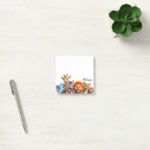 Personalized Safari Friends Jungle Sticky Notes (Kantoor)