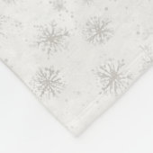 Personalized Santa Christmas – Custom Family Name Fleece Deken (Hoek)