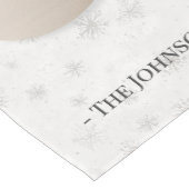 Personalized Santa Christmas – Family Name Medium Tafelloper (Hoek)