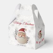 Personalized Santa Christmas – Holiday Favor Box Bedankdoosjes (Achterkant)