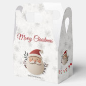 Personalized Santa Christmas – Holiday Favor Box Bedankdoosjes (Geopend)