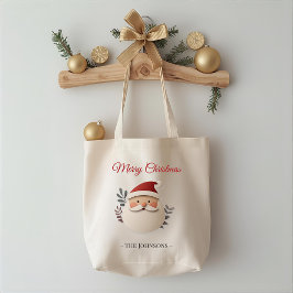 Personalized Santa Christmas – Holiday Tote Bag