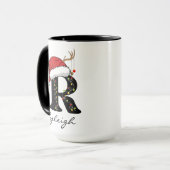 Personalized Santa Coffee Mug for Mom & Dad Mok (Voorkant links)