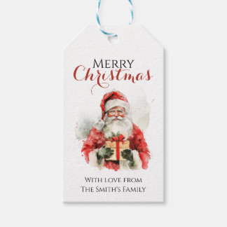 Personalized Santa Gift Tag – Custom Christmas Lab Cadeaulabel