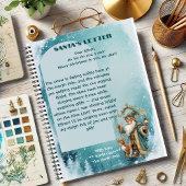 Personalized Santa Letter From North Pole Reindeer Notitieboek