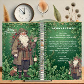 Personalized Santa Letter North Pole Greenery Xmas Notitieboek