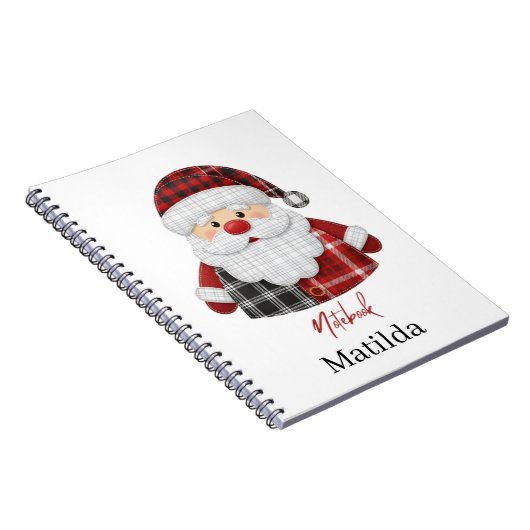 Personalized Santa notebook  Notitieboek (Rechterzijde)