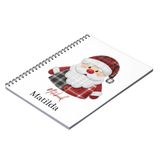 Personalized Santa notebook Notitieboek (Linkerzijde)