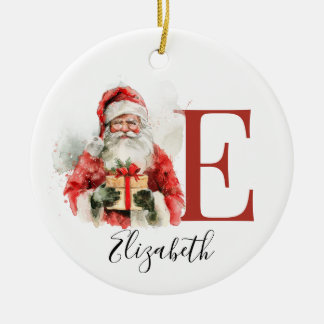 Personalized Santa Ornament – Custom Name Christma