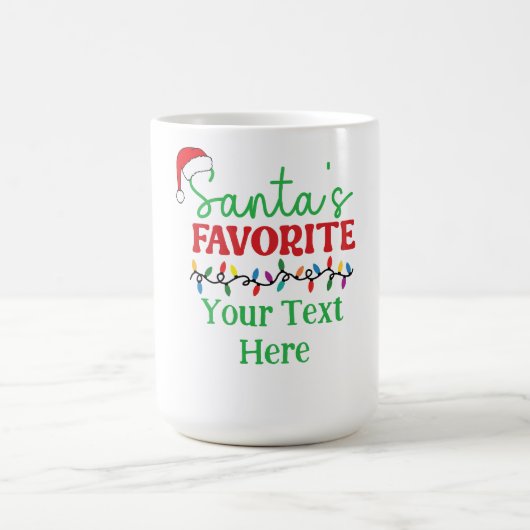 Personalized “Santa’s Favorite” Koffiemok (Center)
