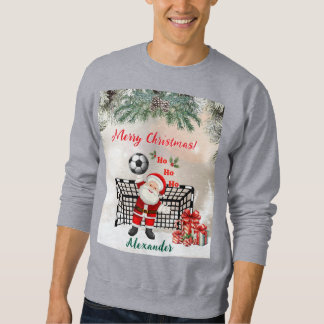Personalized Santa Soccer Christmas Santa Soccer Trui