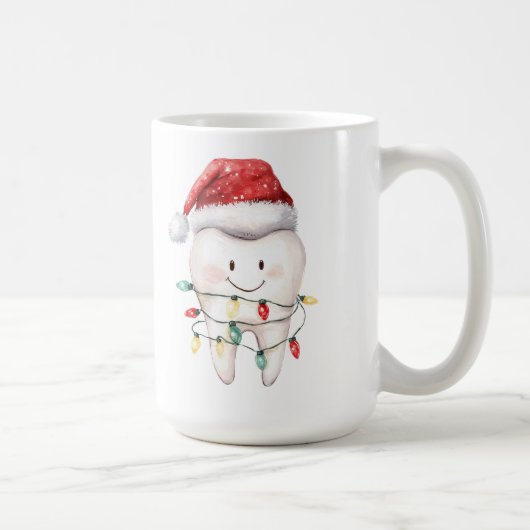 Personalized Santa's Favorite Dental Assistant Mug Koffiemok (Rechts)