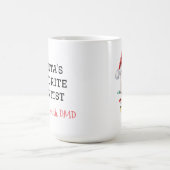 Personalized Santa's Favorite Dentist Mug Koffiemok (Center)
