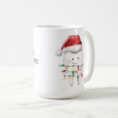 Personalized Santa's Favorite Orthodontist Mug Koffiemok (Voorkant rechts)