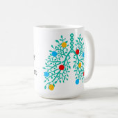 Personalized Santa's Pulmonary technologist Koffiemok (Voorkant rechts)