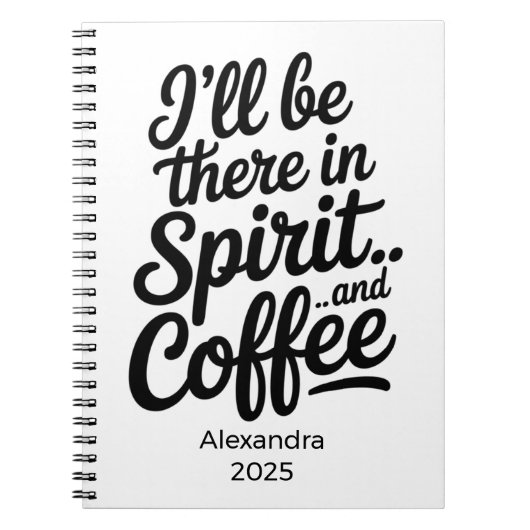 Personalized Sarcastic Coworker Gift Notitieboek (Voorkant)