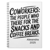 Personalized Sassy Workplace Humor Notitieboek (Voorkant)