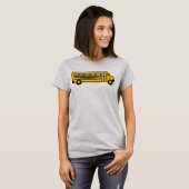 PERSONALIZED School Bus Graphic T-shirt (Voorkant volledig)